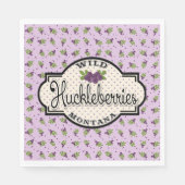 Serviette En Papier Naples Montana Huckleberry (Devant)