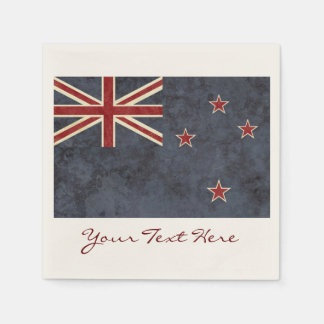 Serviette En Papier Naples New Zealand Flag Party