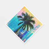Serviette En Papier Naples Palm Tree (Coin)