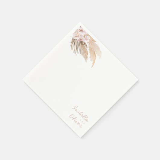 Serviette En Papier Naples Pampas Grass (Coin)