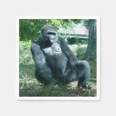 Serviette En Papier Naples Papier Gorilla (Devant)
