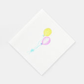 Serviette En Papier Naples Pastel Balloons (Coin)