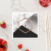 Serviette En Papier Naples personnalisées modernes (En situation)