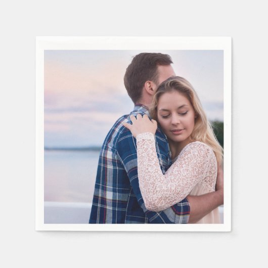 Serviette En Papier Naples photo personnalisées (Devant)