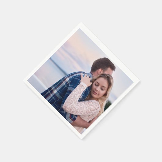 Serviette En Papier Naples photo personnalisées (Coin)