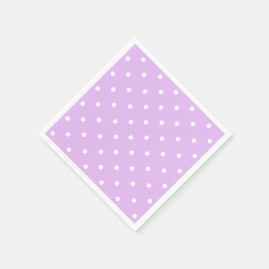 Serviette En Papier Naples Polka Pot Clair (Coin)