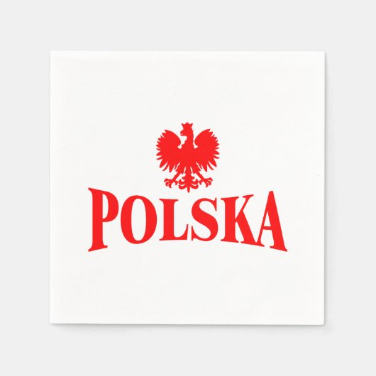 Serviette En Papier Naples Polska Eagle Bar (Devant)