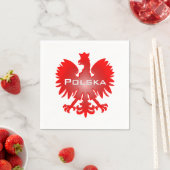 Serviette En Papier Naples Polska Eagle Bar (En situation)