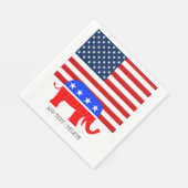 Serviette En Papier Naples républicaines des États-Unis (Coin)