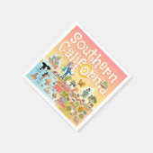 Serviette En Papier Naples Southern Cal (Coin)