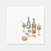 Serviette En Papier Naples Spritz Cocktail italien (Devant)