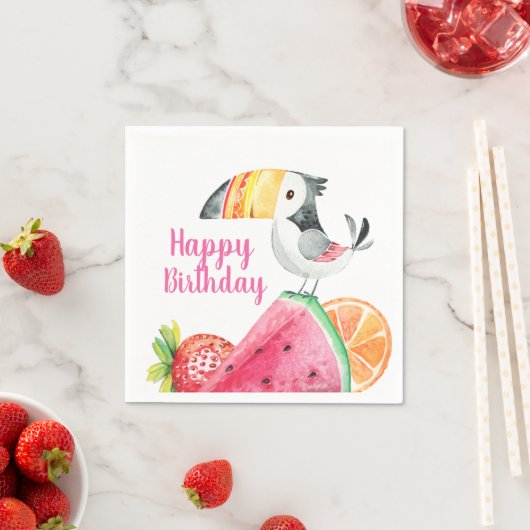 Serviette En Papier Naples Twotti Fruitti (En situation)