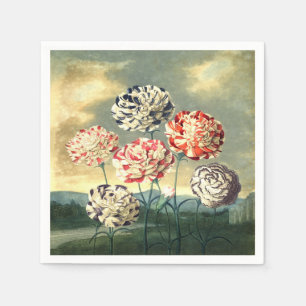 Serviette En Papier Naples vintages en papier floral