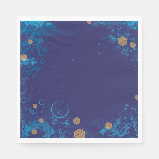 Serviette En Papier Naples Water Polo (Devant)