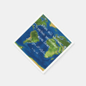 Serviette En Papier Naples World Travel Party (Coin)