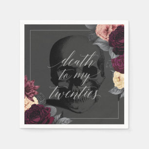 Serviette En Papier Nappe de cocktail pour 30e anniversaire Death to M