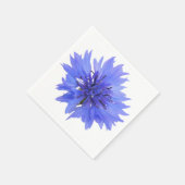 Serviette En Papier napperon bleu fleur (Coin)