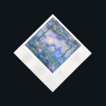Serviette En Papier Nappes D'Eau<br><div class="desc">.Water Lilies est une série de plus de 200 peintures à l'huile réalisées par l'impressionniste Claude Monet français. Ce tableau,  achevé en 1919,  présente des tons bleu et rose.</div>