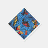 Serviette En Papier Nappes phréatiques bleu hydrangée (Coin)