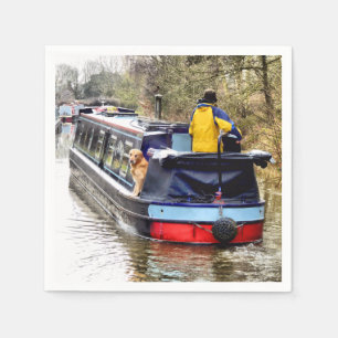 SERVIETTE EN PAPIER NARROWBOAT