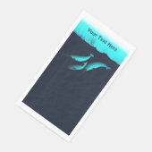 Serviette En Papier Narwhal Sous La Glace (Coin)