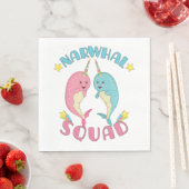 Serviette En Papier Narwhal Squad (En situation)