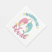 Serviette En Papier Narwhal Squad (Coin)