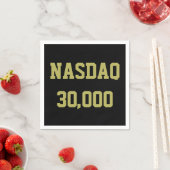 Serviette En Papier NASDAQ 30000 Stock Market Celebration (En situation)