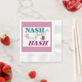 Serviette En Papier Nashville Nash Bash Music (En situation)
