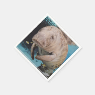 Serviette En Papier Natation de vache marine