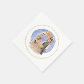 Serviette En Papier Nativité Absent Dans Un Manger Carol Lyrics Gold T (Coin)