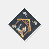 Serviette En Papier Nativité chrétienne Noël (Coin)