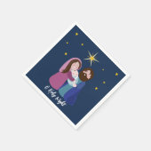 Serviette En Papier Nativité Noël (Coin)