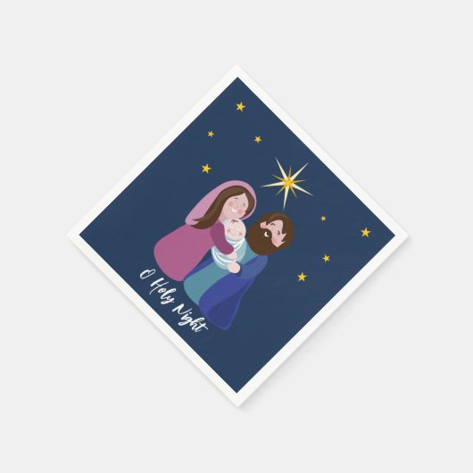 Serviette En Papier Nativité Noël (Coin)