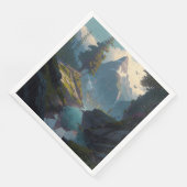 Serviette En Papier Nature 20. (Coin)