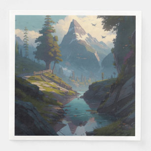 Serviette En Papier Nature 20.