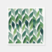 Serviette En Papier Nature bohème exotique moderne (Devant)