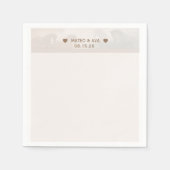Serviette En Papier Nature Chevaux Mariage Custom (Devant)