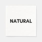 Serviette En Papier naturel (Devant)