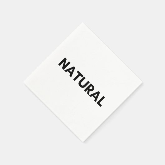 Serviette En Papier naturel (Coin)