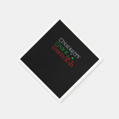 Serviette En Papier Naughty Nice Redhead Christmas Funny Holiday (Coin)