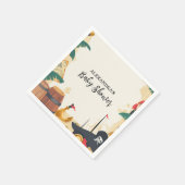 Serviette En Papier Nautical Pirate Ship Ahoy It's a Boy (Coin)