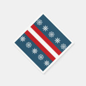 Serviette En Papier Nautical themed design (Coin)