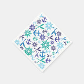 Serviette En Papier Nautique (Coin)