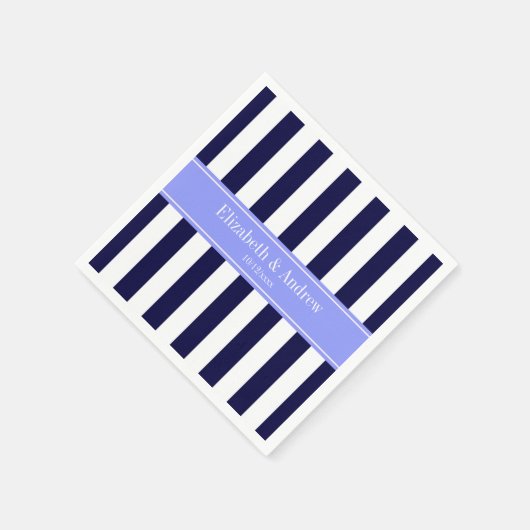 Serviette En Papier Navire Bleu Bleu Bleu Bleu Bleu Périmètre Nom Mono (Coin)