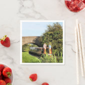 SERVIETTE EN PAPIER NAVIRES (En situation)