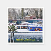 SERVIETTE EN PAPIER NAVIRES (Devant)