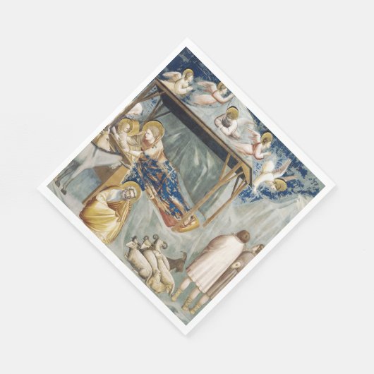Serviette En Papier Navitité (Naissance de Jésus-Christ) (par Giotto) (Coin)
