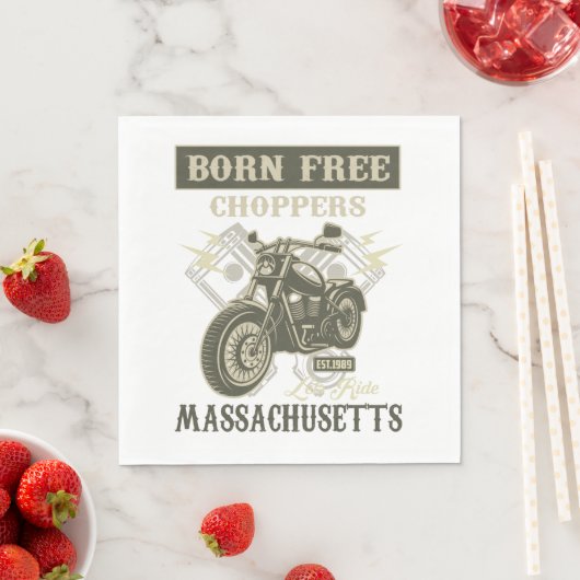 Serviette En Papier Né Choppers Gratuits Massachusetts serviettes (En situation)
