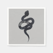 Serviette En Papier Ne croyez en personne Serpent Serpent Anniversaire (Devant)